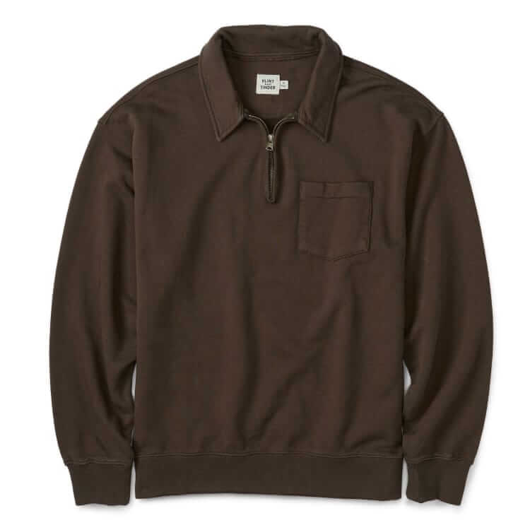 flint and tinder quarter-zip sweatshirt