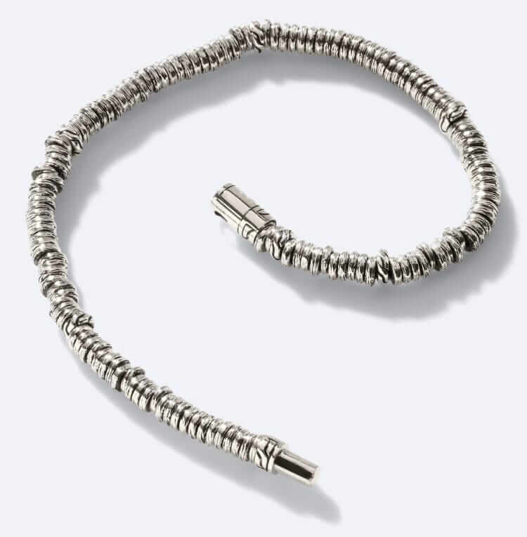 John Hardy Heishi bracelet in sterling silver
