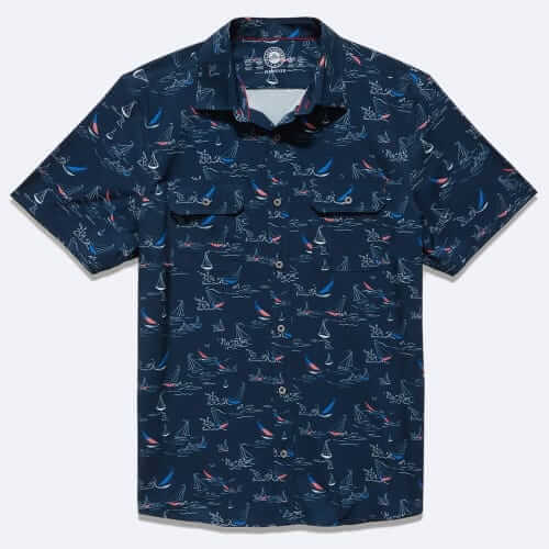 Flag & Anthem MadeFlex Sailboat Print Performance Shirt