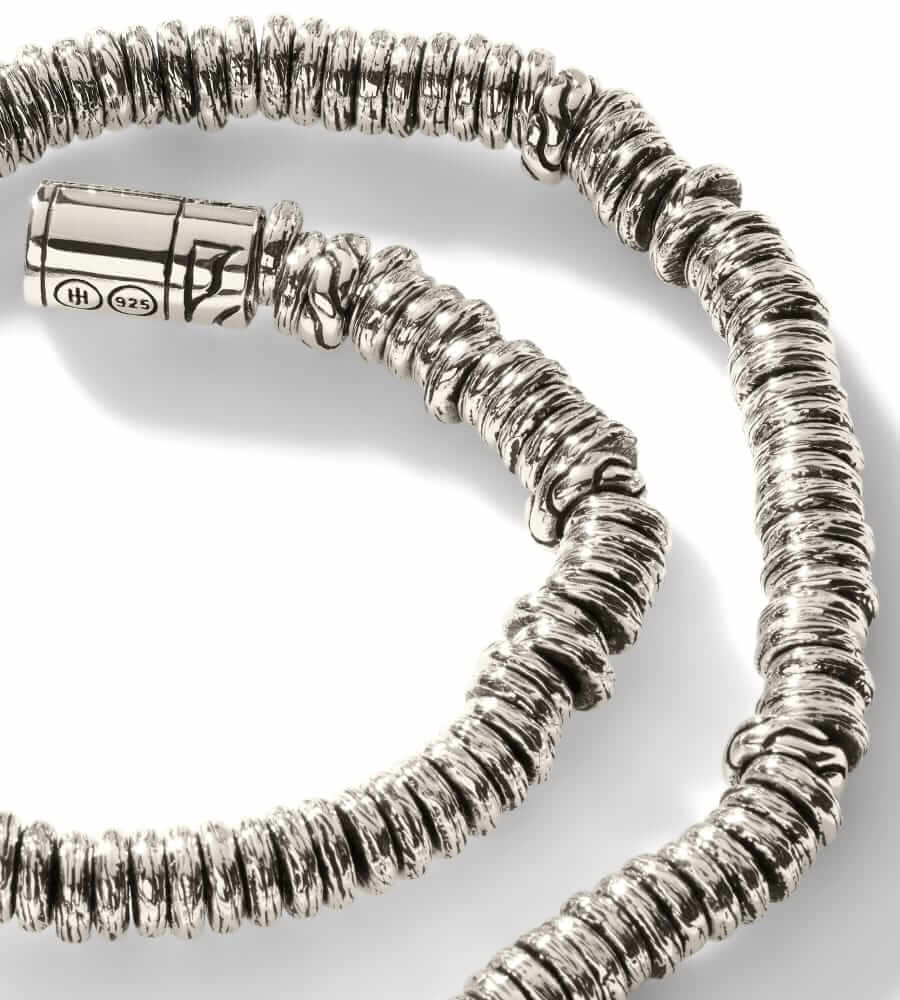 John Hardy Sterling Silver Heishi Beaded Bracelet