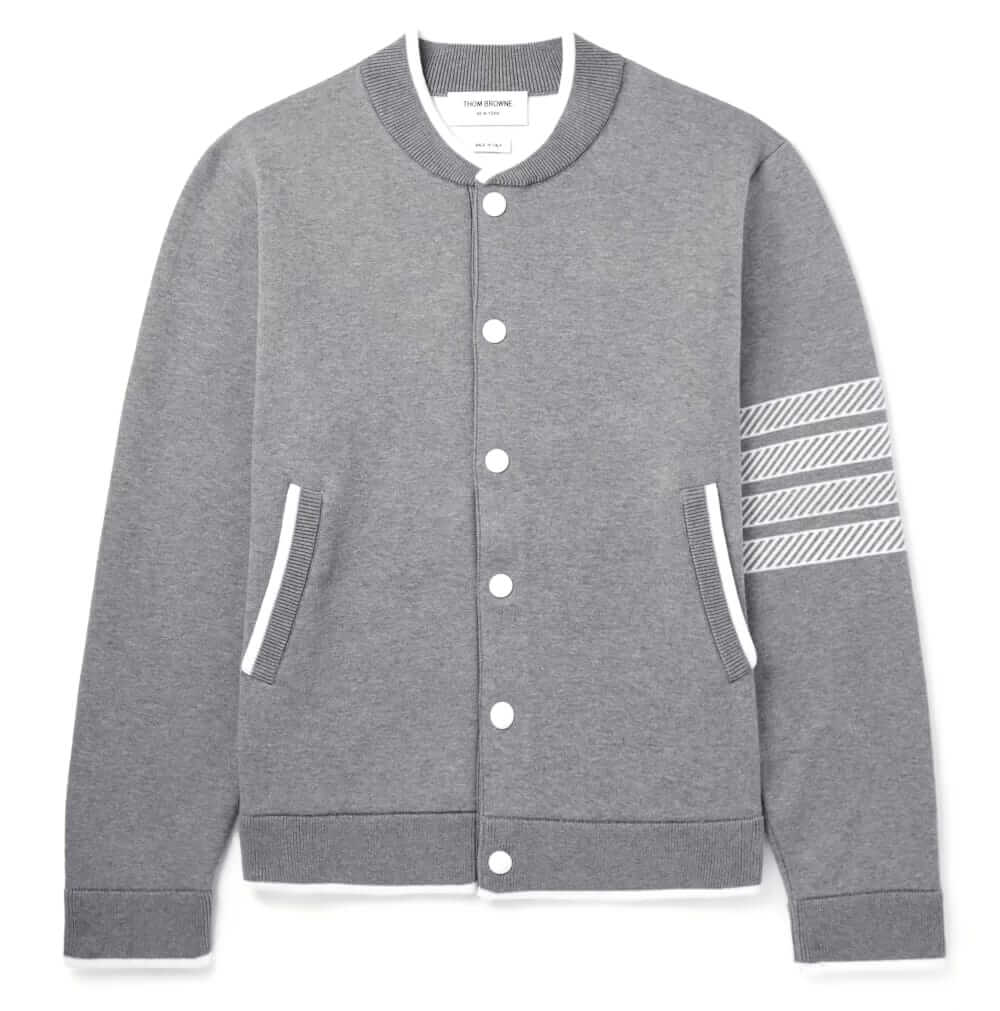 Thom Browne Stretch Cotton-Blend Bomber Jacket