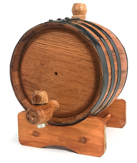 Bluegrass Barrels Two-Liter White Oak Barrel