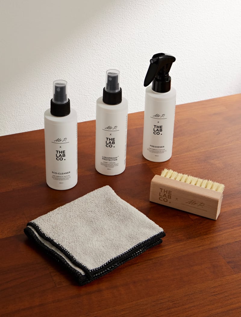 Mr P. x The Lab Co. Fabric and shoe care kit