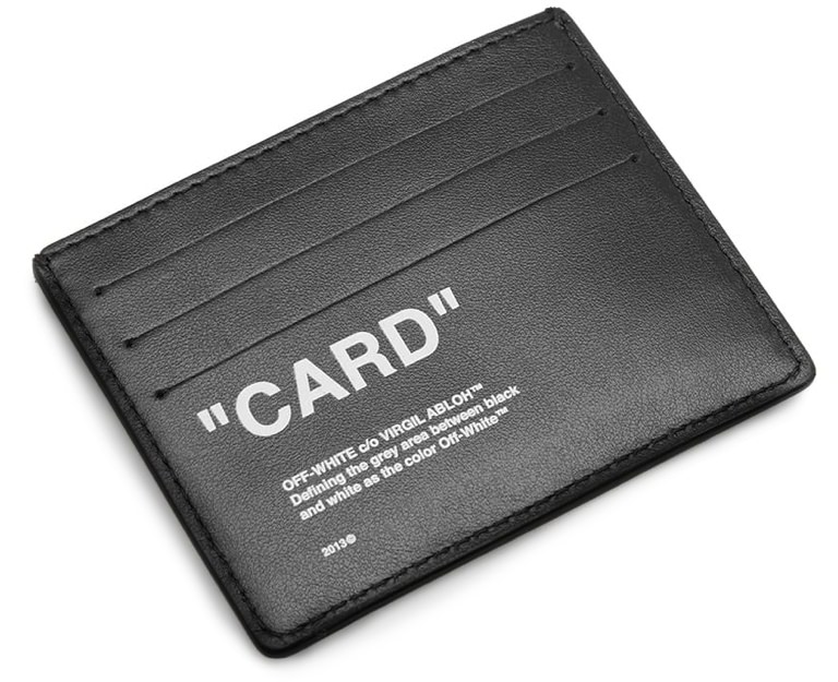 Off-White Leather Card Case