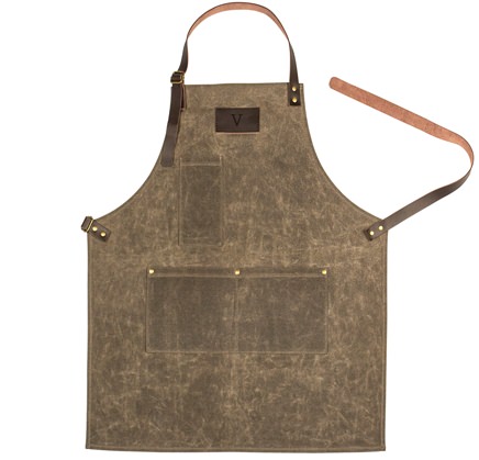 Cathy's Concepts Waxed Canvas and Leather Apron