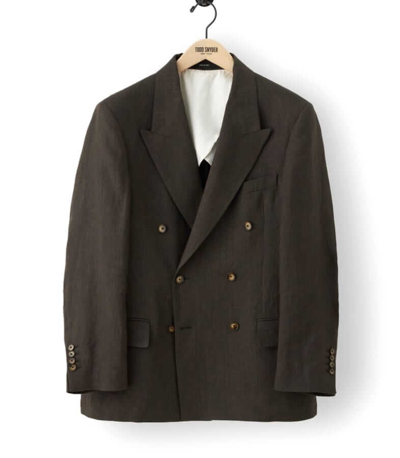 Todd Snyder Double-Breasted Linen Jacket