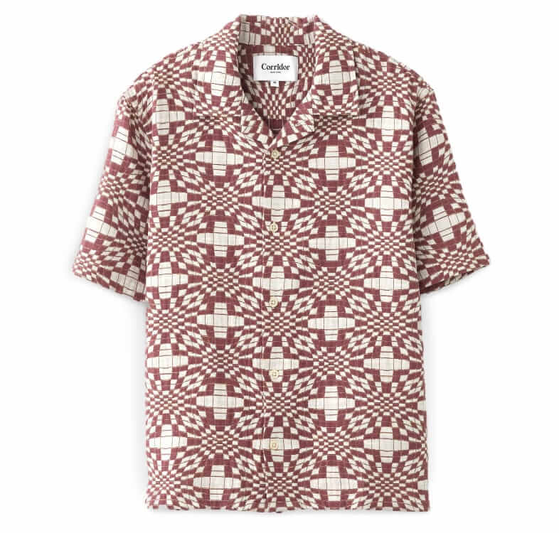 corridor wavy jacquard shirt
