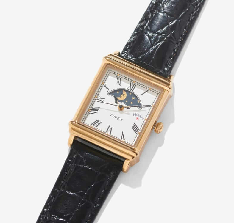 Timex x Noah sun and moon watch