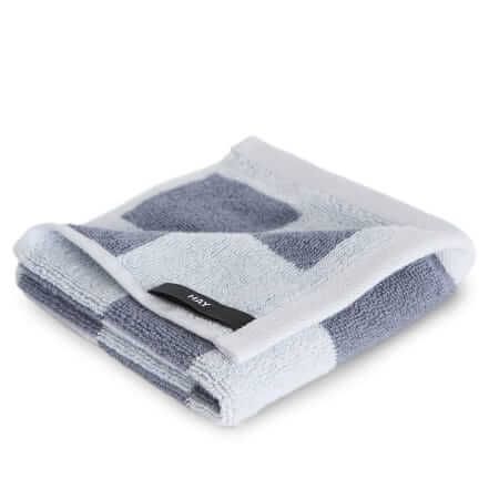 hay checkered wash cloth