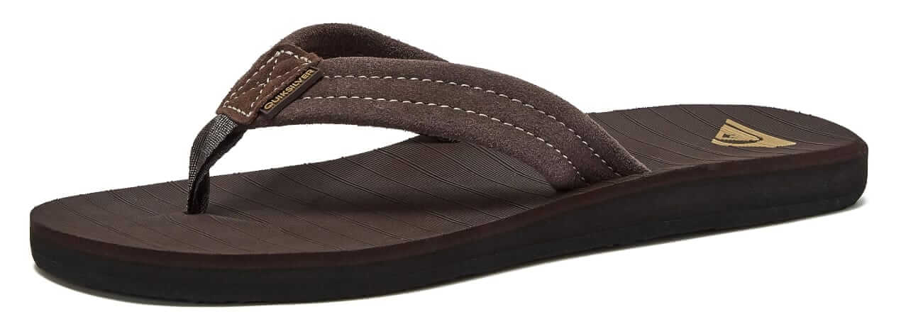 quicksilver suede flip flop