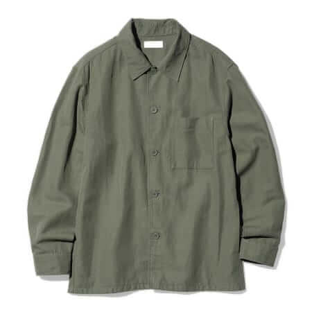 uniqlo cotton linen shirt jacket