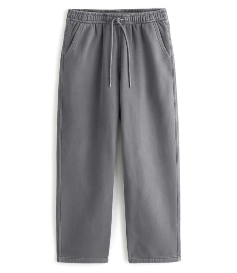 abercrombie & fitch open-hem sweatpant