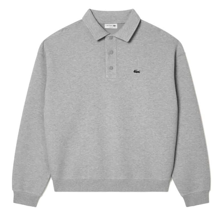 Lacoste Polo collar sweatshirt