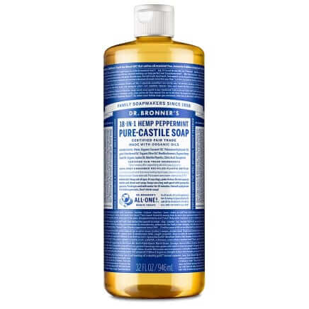 Dr. Bronners Peppermint Pure-Castile Liquid Soap