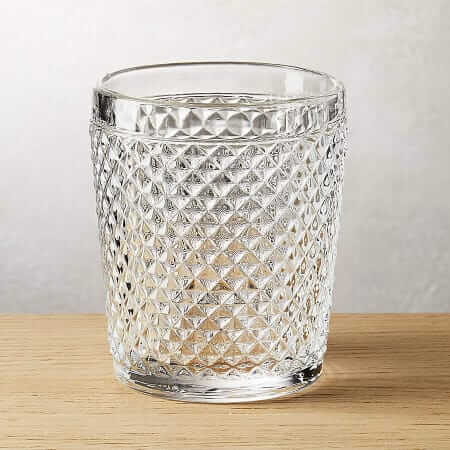 cb2 chroma double old-fashioned glass