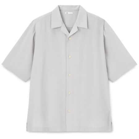 gu open collar shirt