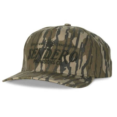 sendero camo snapback hat