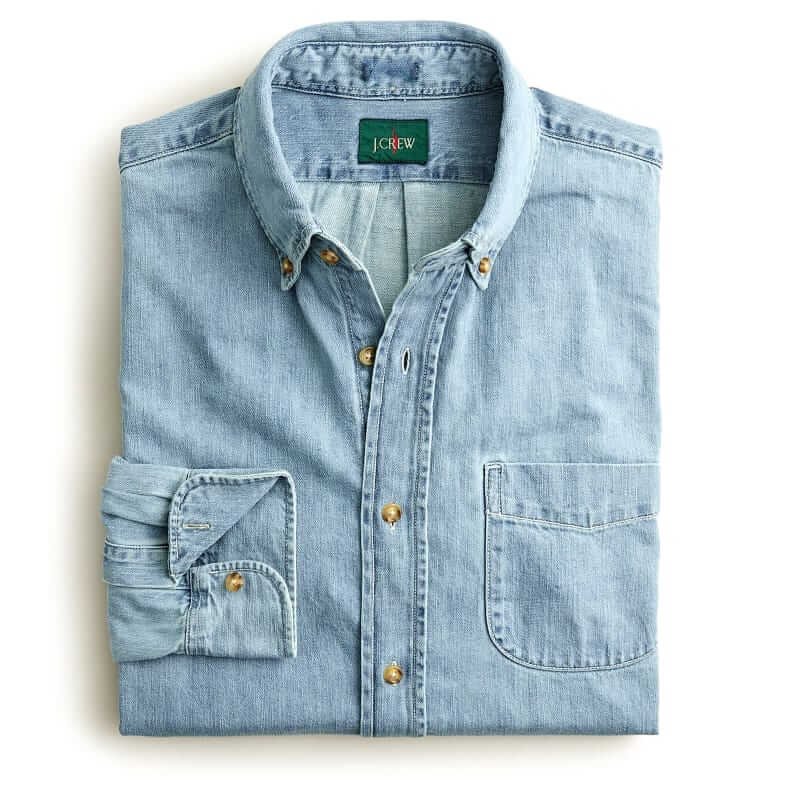 J.Crew Giant-fit denim shirt