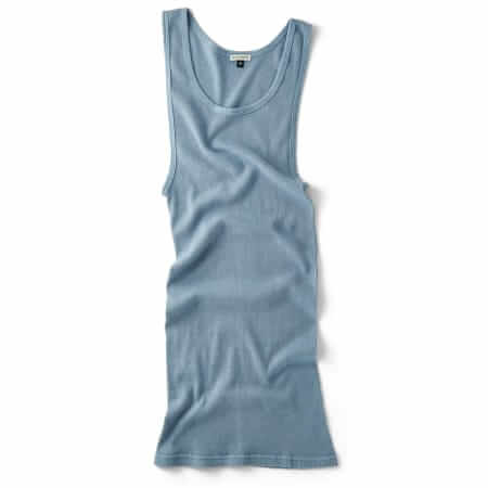 wythe indigo tubular knit tank