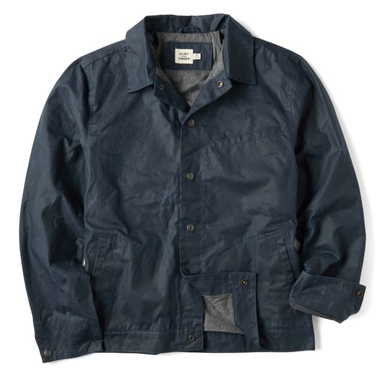 flint and tinder james waxed jacket