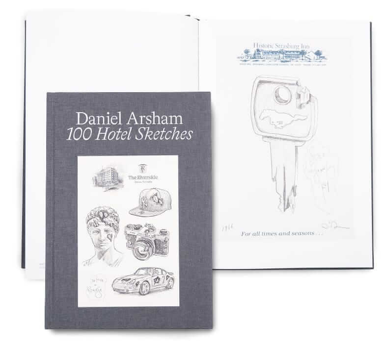 100 Hotel Sketches by Daniel Arsham