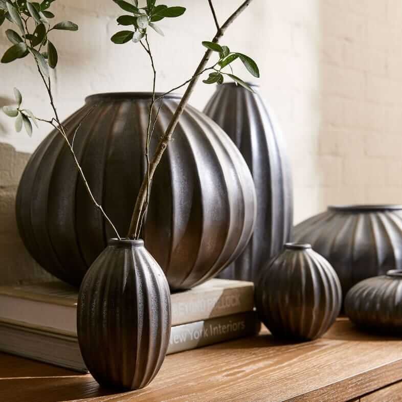 West Elm Metallic vases