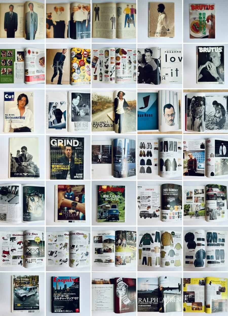 Vintage Japanese men's magazines for sale