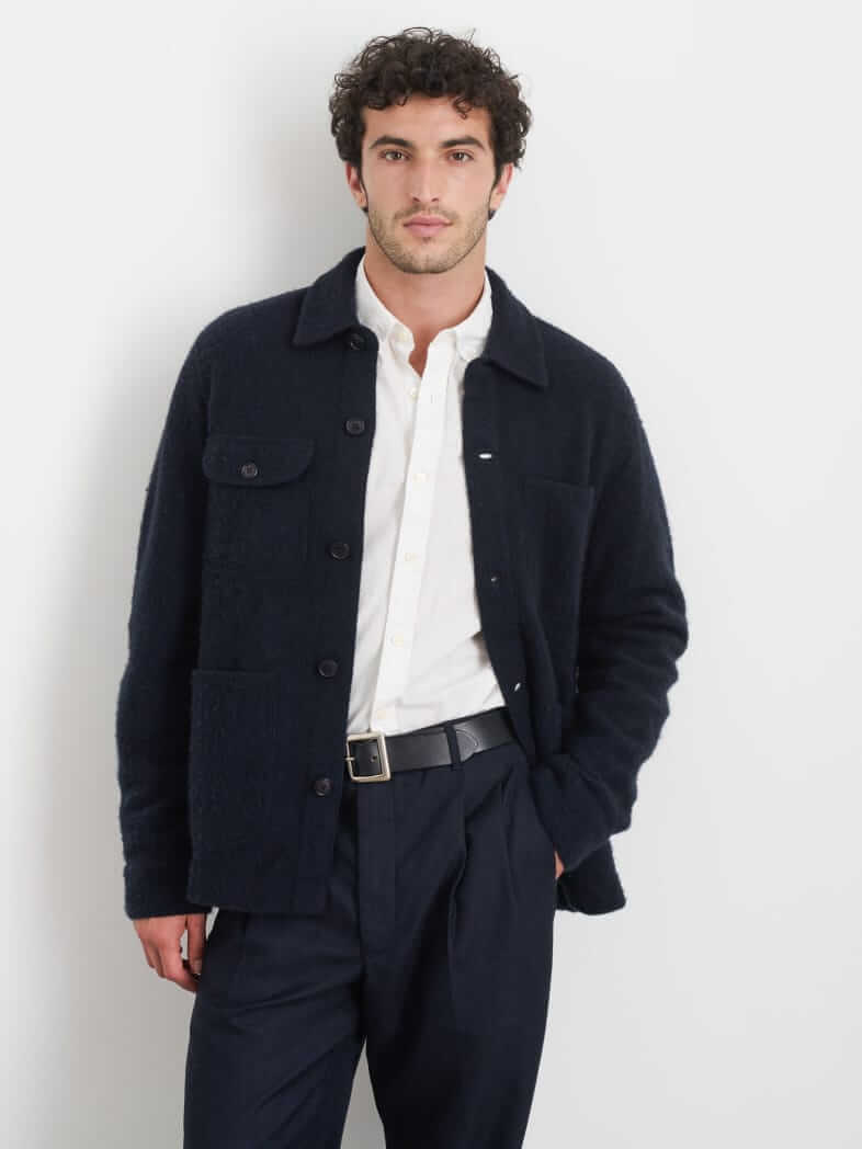 alex mill merino wool shirt jacket