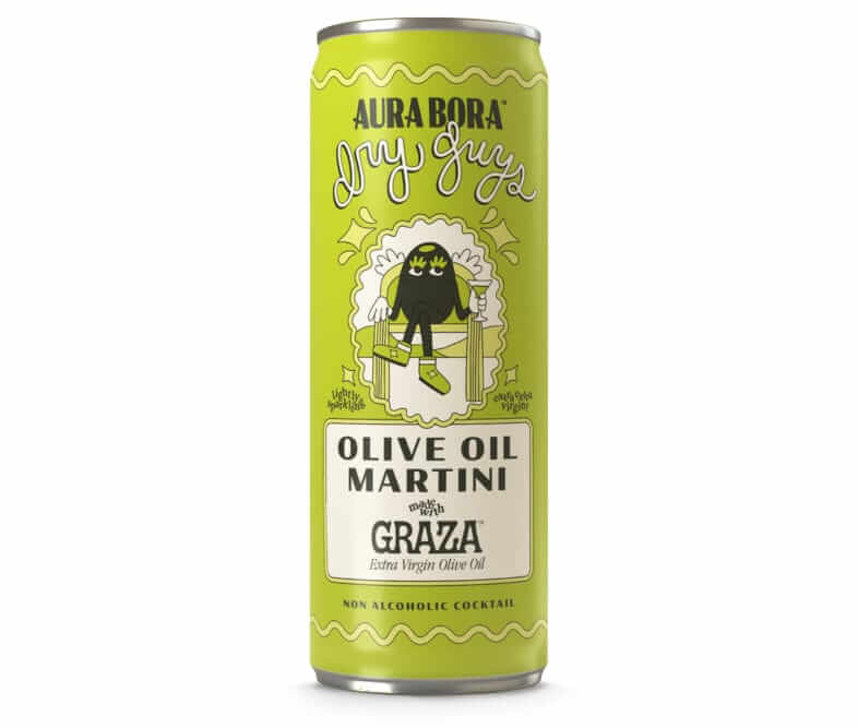 Aura Bora Graza olive oil martini