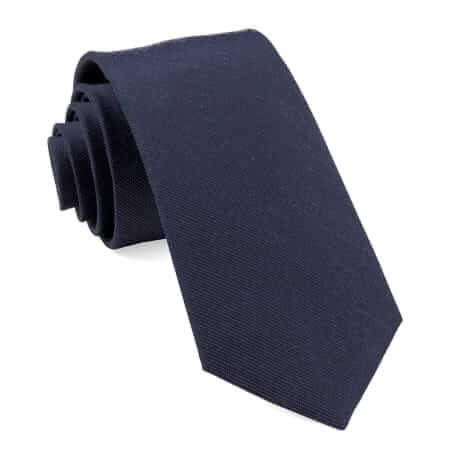 The Tie Bar Navy Cardinal Tie
