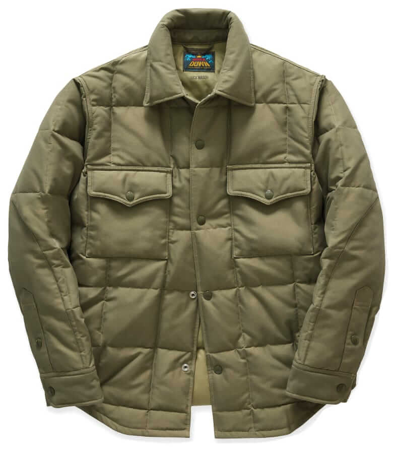 Buck Mason x Eddie Bauer Cascade down CPO jacket