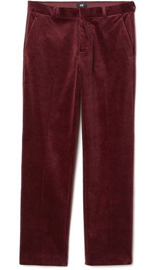 H&M Regular Fit Corduroy Pants