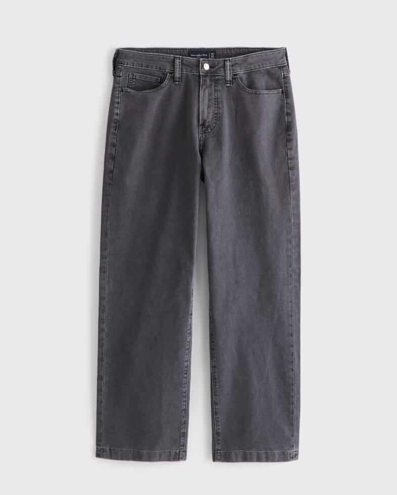 abercrombie and fitch baggy five-pocket pant