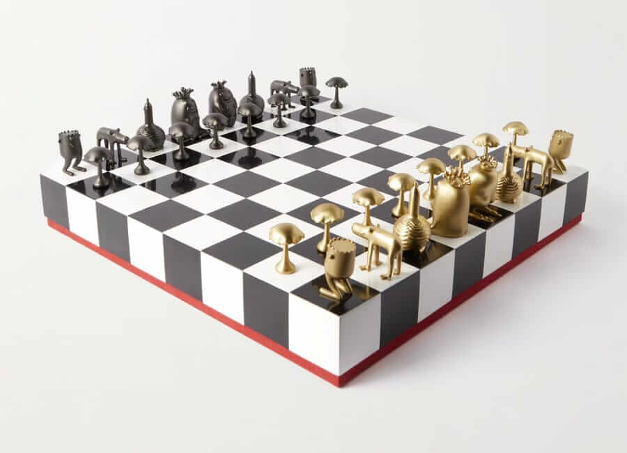 l'objet x haas brothers stone chess set