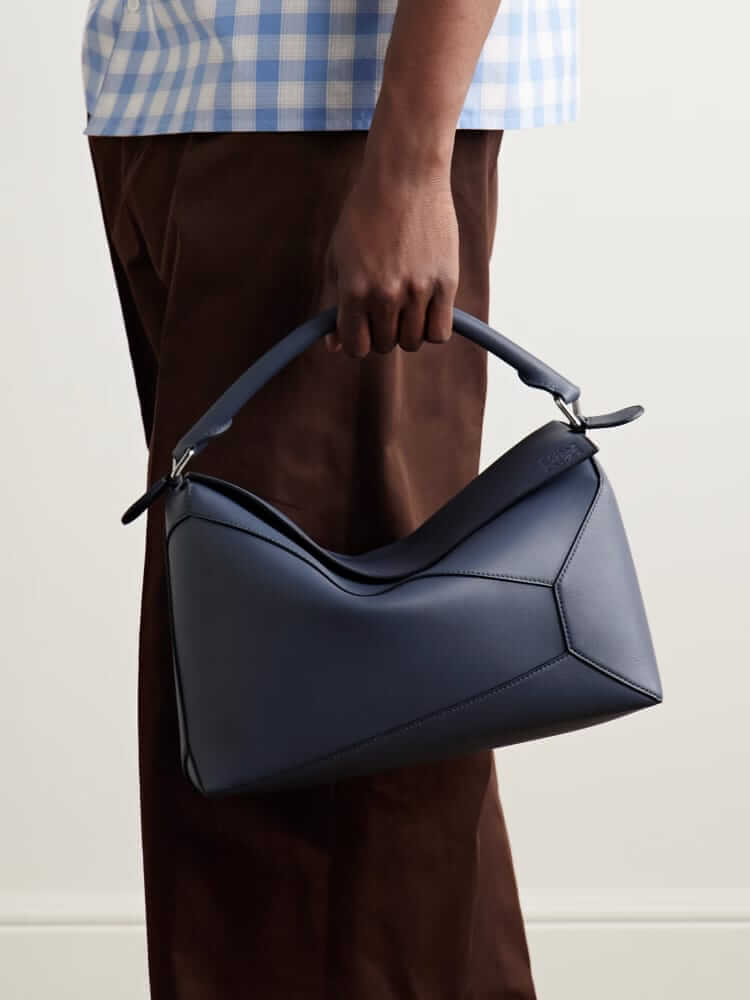loewe puzzle edge leather messenger bag