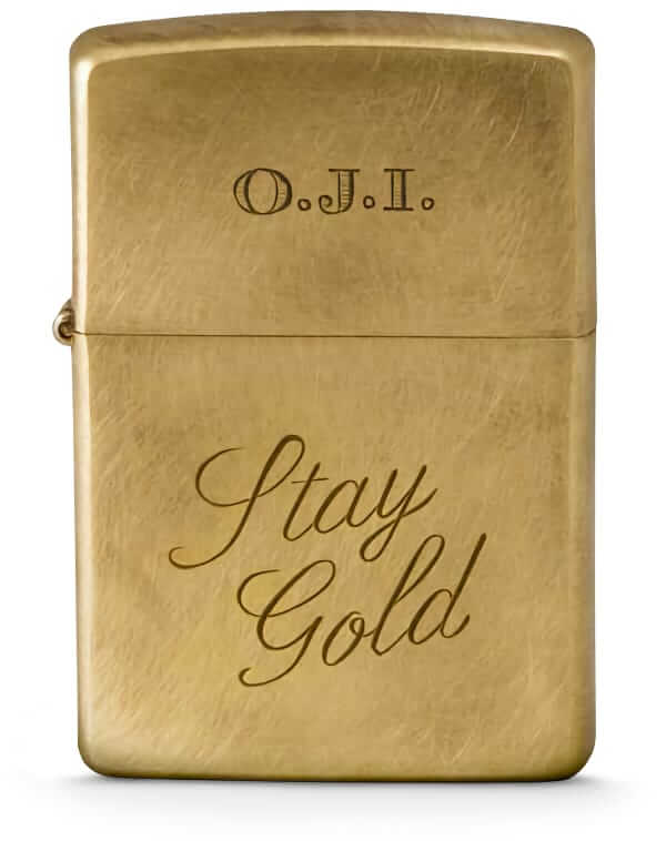 877 Workshop Hand engraved windproof lighter