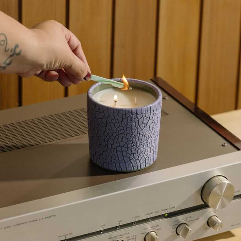 Houseplant Crackle candle