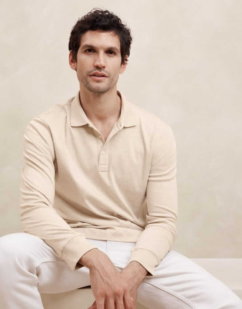 Banana Republic Long-Sleeve Polo
