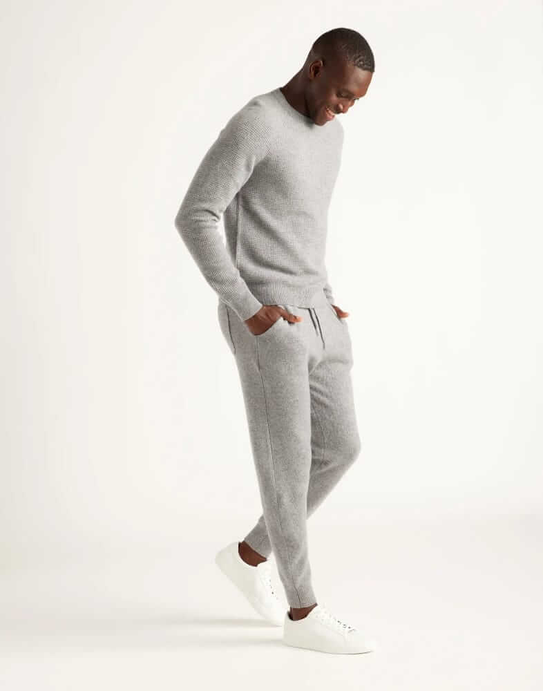 Quince Mongolian Cashmere Waffle Sweatshirt