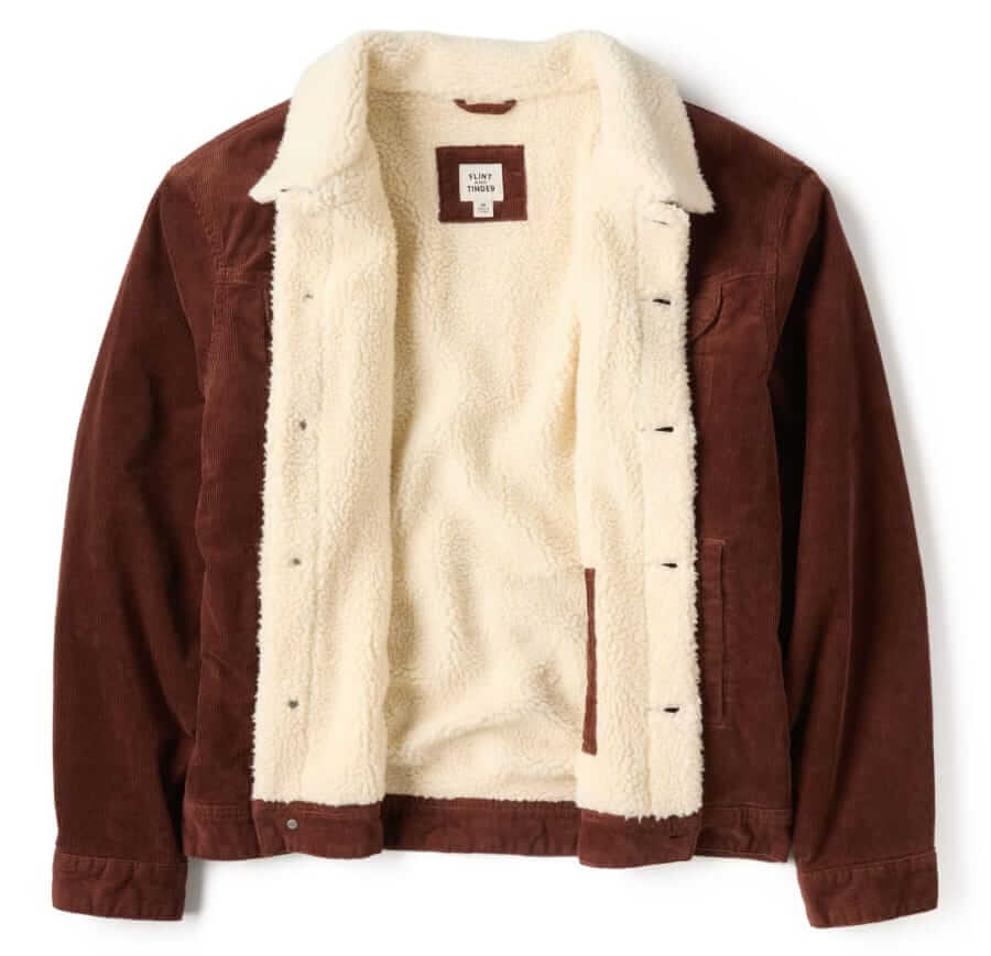 flint and tinder sherpa-lined trucker jacket