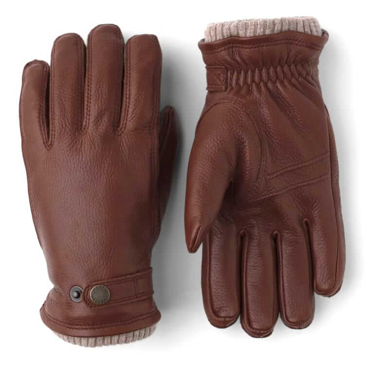 hestra utsjo elk leather and fleece gloves