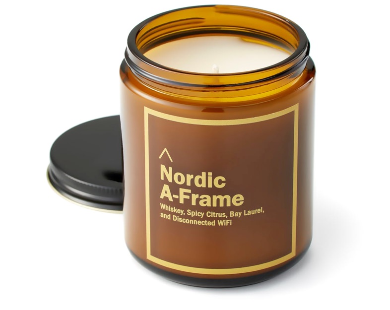 Huckberry Nordic A-Frame Cabin Candle