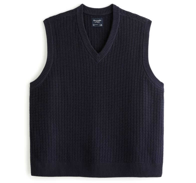 Abercrombie & Fitch Oversized Knit Vest