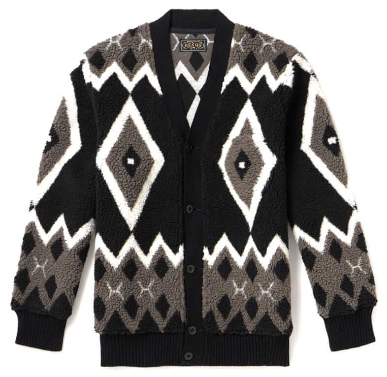 Beams Plus Jacquard Cardigan