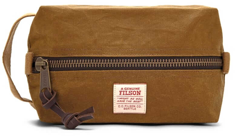 Filson Waxed Canvas Dopp Kit
