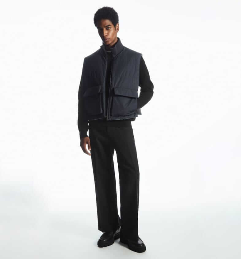 COS Reversible padded gilet