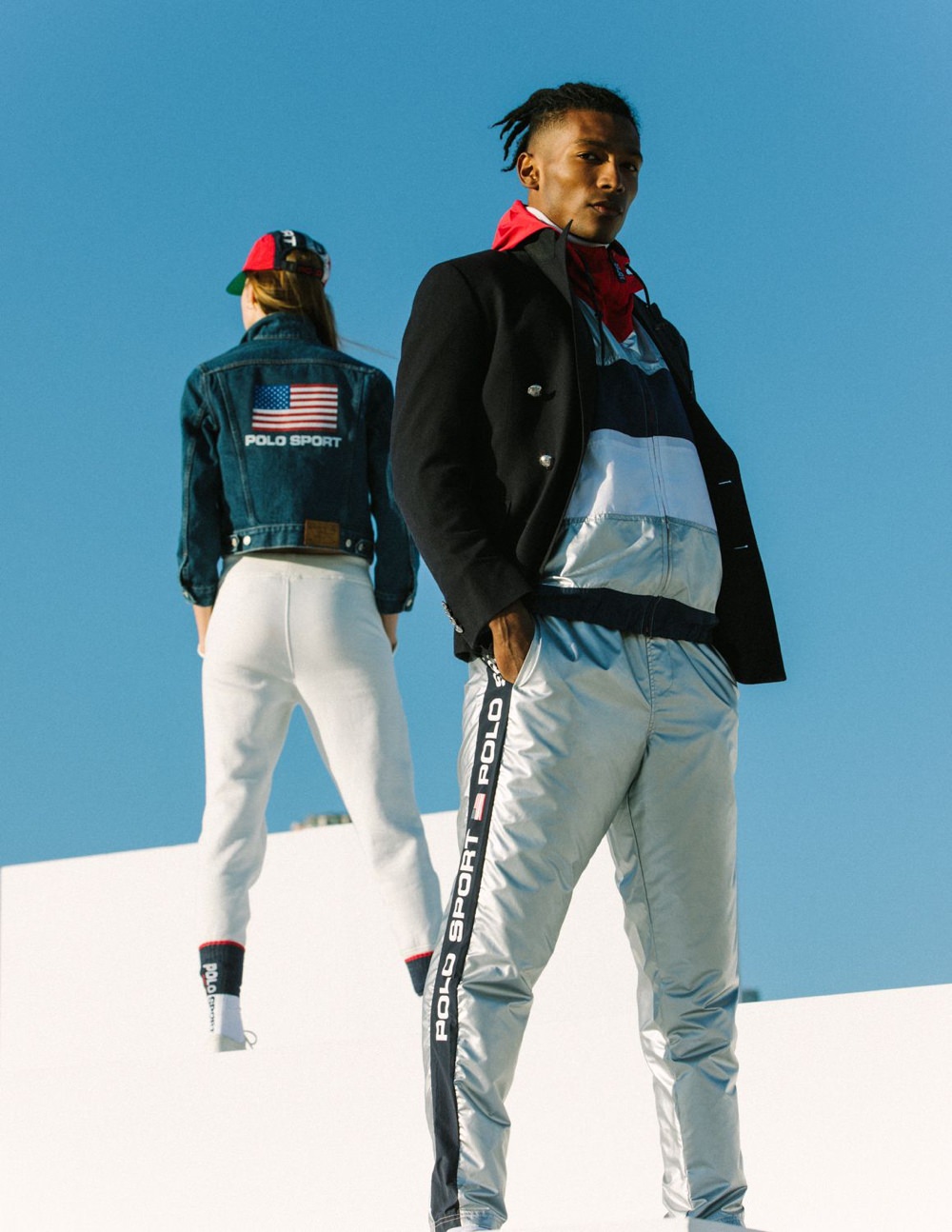 '90s menswear style inspiration in Polo Sport