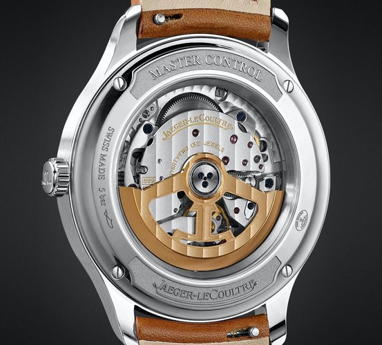 Jaeger-LeCoultre Master Control Calendar Automatic Chronograph 40mm Stainless Steel and Leather Watch