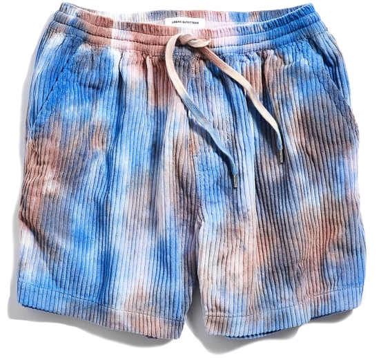 Urban Outfitters Tie-Dye Corduroy Shorts
