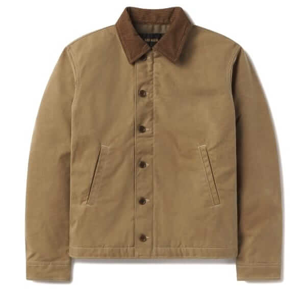 Buck Mason Dry waxed deck jacket